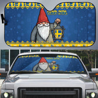 Sweden Christmas Auto Sun Shade Tomte God Jul - Wonder Print Shop