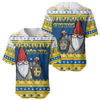 Sweden Christmas Baseball Jersey Tomte God Jul - Wonder Print Shop
