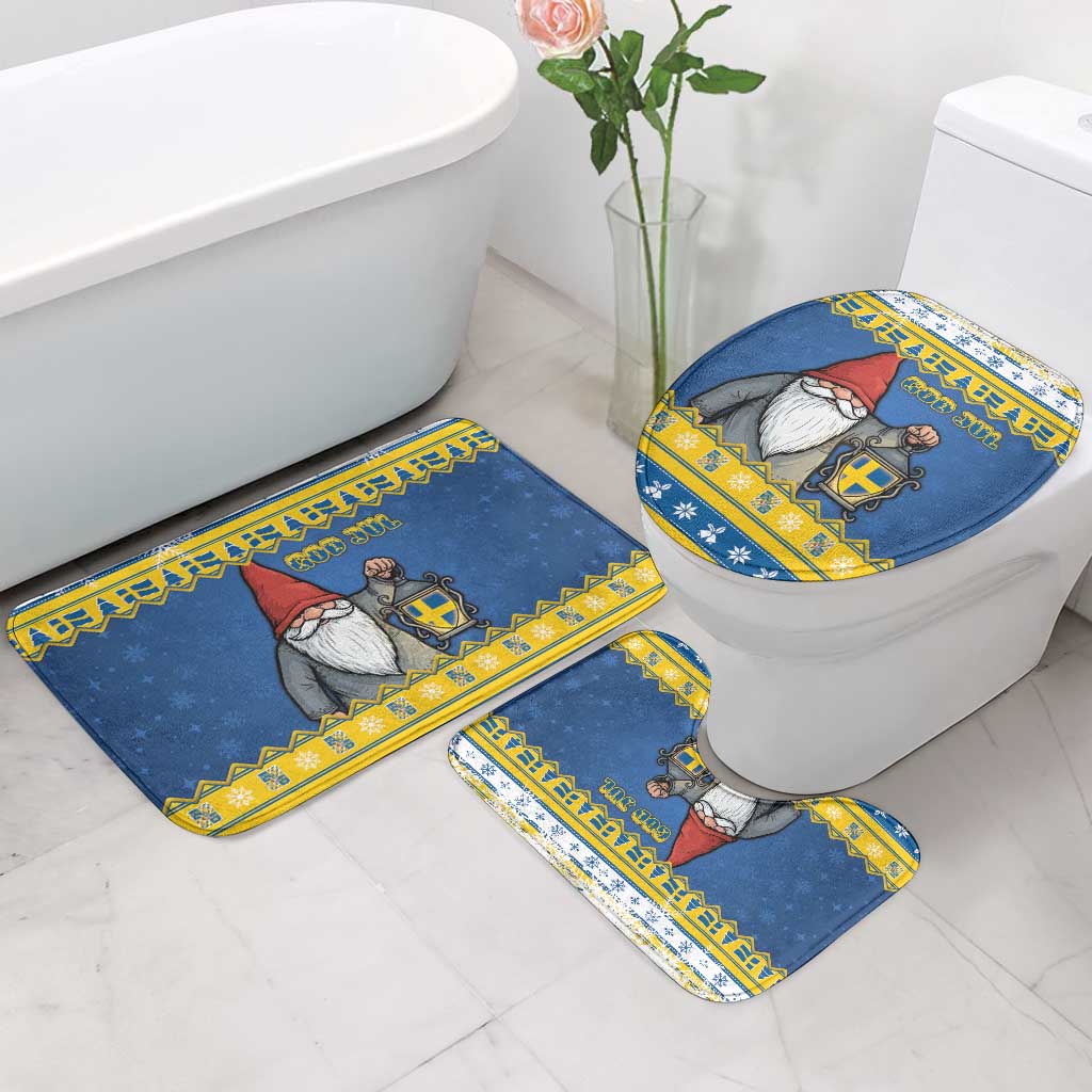 Sweden Christmas Bathroom Set Tomte God Jul - Wonder Print Shop