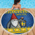 Sweden Christmas Beach Blanket Tomte God Jul - Wonder Print Shop