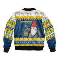 Sweden Christmas Bomber Jacket Tomte God Jul - Wonder Print Shop