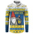 Sweden Christmas Button Sweatshirt Tomte God Jul - Wonder Print Shop