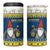 Sweden Christmas 4 in 1 Can Cooler Tumbler Tomte God Jul - Wonder Print Shop