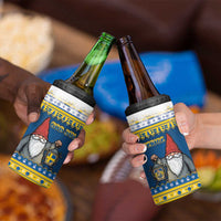 Sweden Christmas 4 in 1 Can Cooler Tumbler Tomte God Jul - Wonder Print Shop