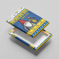 Sweden Christmas Canvas Wall Art Tomte God Jul - Wonder Print Shop