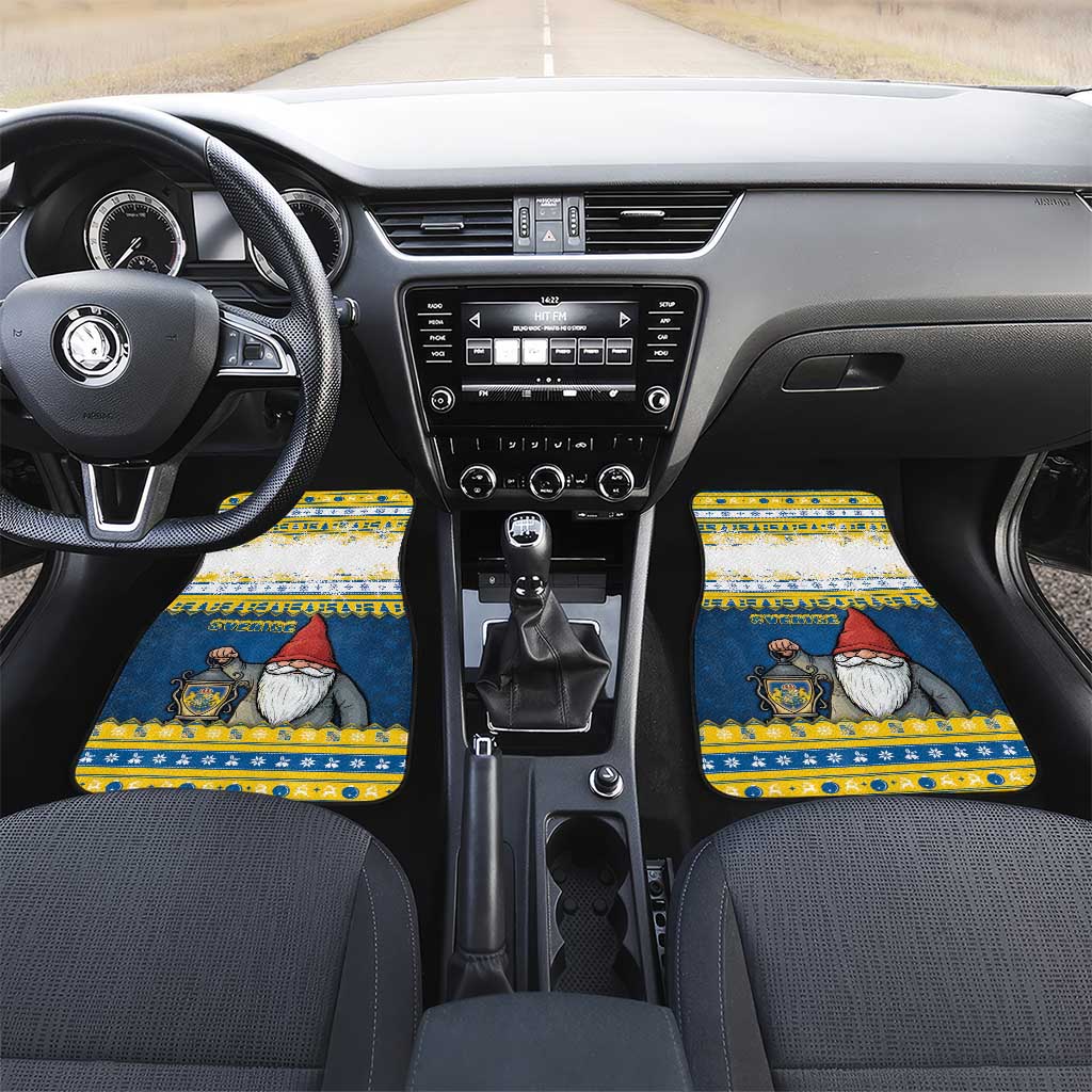 Sweden Christmas Car Mats Tomte God Jul - Wonder Print Shop