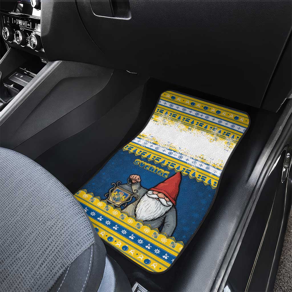 Sweden Christmas Car Mats Tomte God Jul - Wonder Print Shop