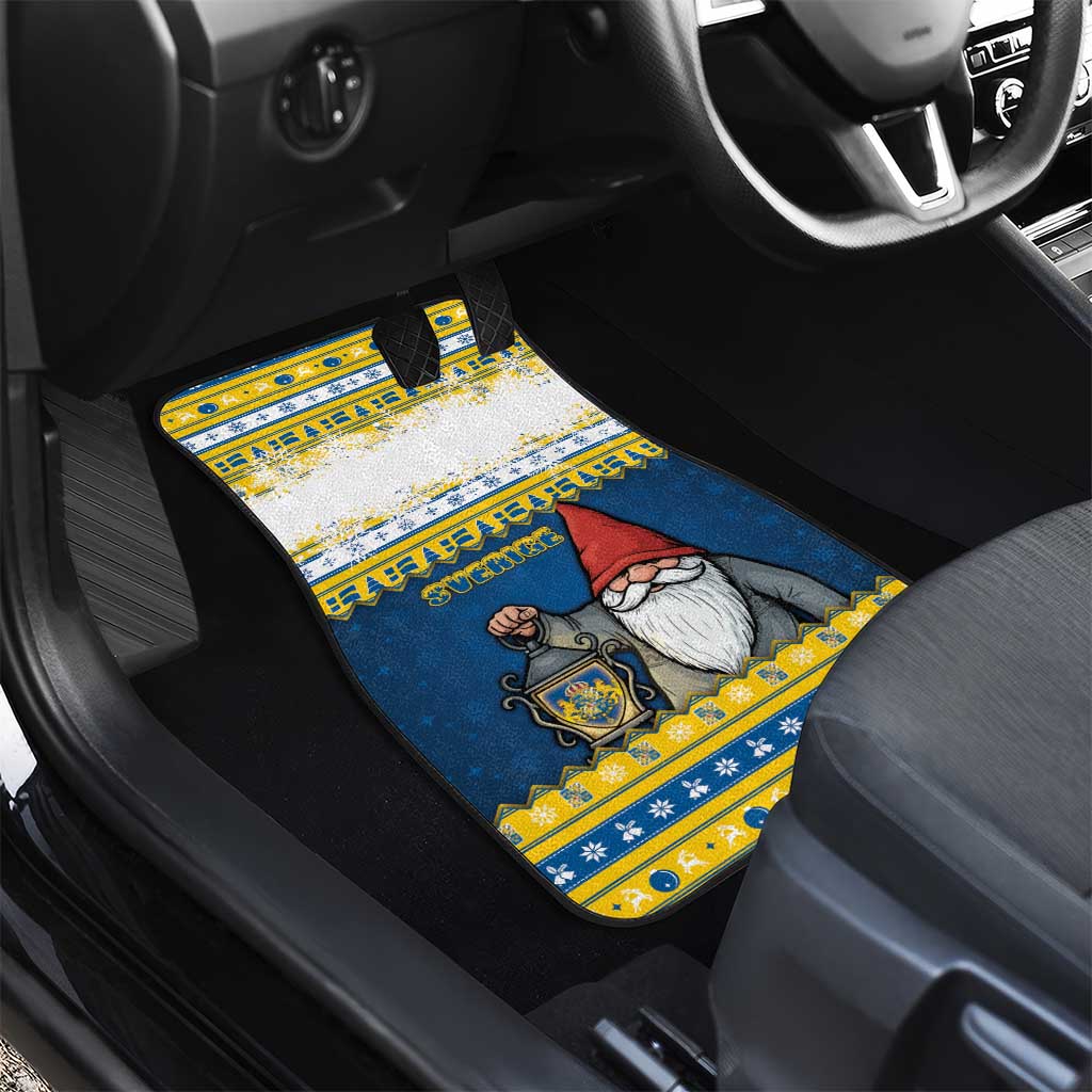 Sweden Christmas Car Mats Tomte God Jul - Wonder Print Shop