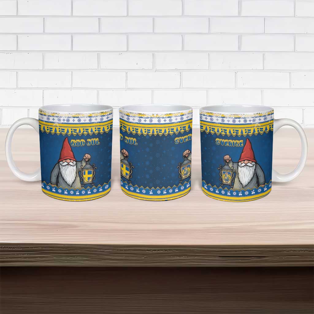 Sweden Christmas Ceramic Mug Tomte God Jul - Wonder Print Shop