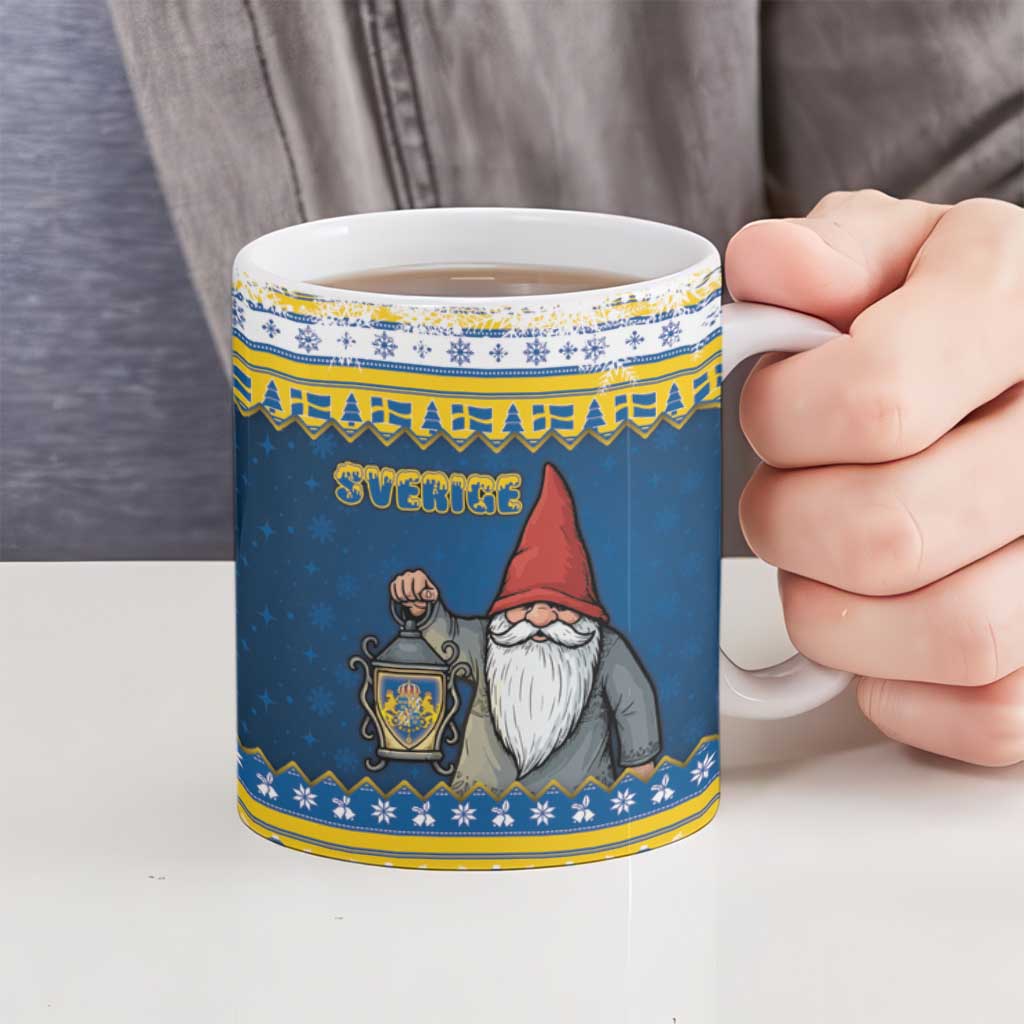 Sweden Christmas Ceramic Mug Tomte God Jul - Wonder Print Shop
