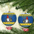 Sweden Christmas Ceramic Ornament Tomte God Jul - Wonder Print Shop