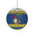 Sweden Christmas Ceramic Ornament Tomte God Jul - Wonder Print Shop
