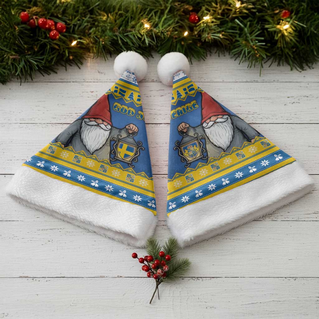 Sweden Christmas Santa Hat Tomte God Jul - Wonder Print Shop