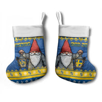Sweden Christmas Stocking Tomte God Jul - Wonder Print Shop