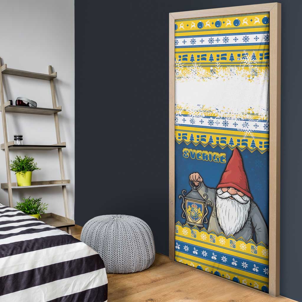 Sweden Christmas Door Cover Tomte God Jul - Wonder Print Shop