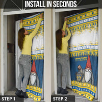 Sweden Christmas Door Cover Tomte God Jul - Wonder Print Shop