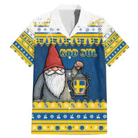 Sweden Christmas Family Matching Mermaid Dress and Hawaiian Shirt Tomte God Jul - Wonder Print Shop