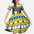 Sweden Christmas Family Matching Summer Maxi Dress and Hawaiian Shirt Tomte God Jul - Wonder Print Shop