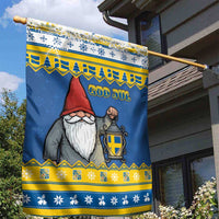 Sweden Christmas Garden Flag Tomte God Jul - Wonder Print Shop