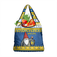 Sweden Christmas Grocery Bag Tomte God Jul - Wonder Print Shop