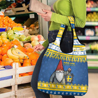 Sweden Christmas Grocery Bag Tomte God Jul - Wonder Print Shop