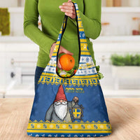 Sweden Christmas Grocery Bag Tomte God Jul - Wonder Print Shop