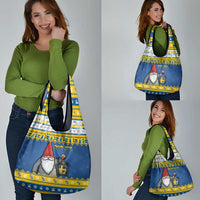 Sweden Christmas Grocery Bag Tomte God Jul - Wonder Print Shop