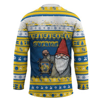 Sweden Christmas Hockey Jersey Tomte God Jul - Wonder Print Shop