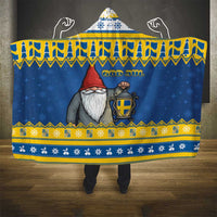 Sweden Christmas Hooded Blanket Tomte God Jul - Wonder Print Shop