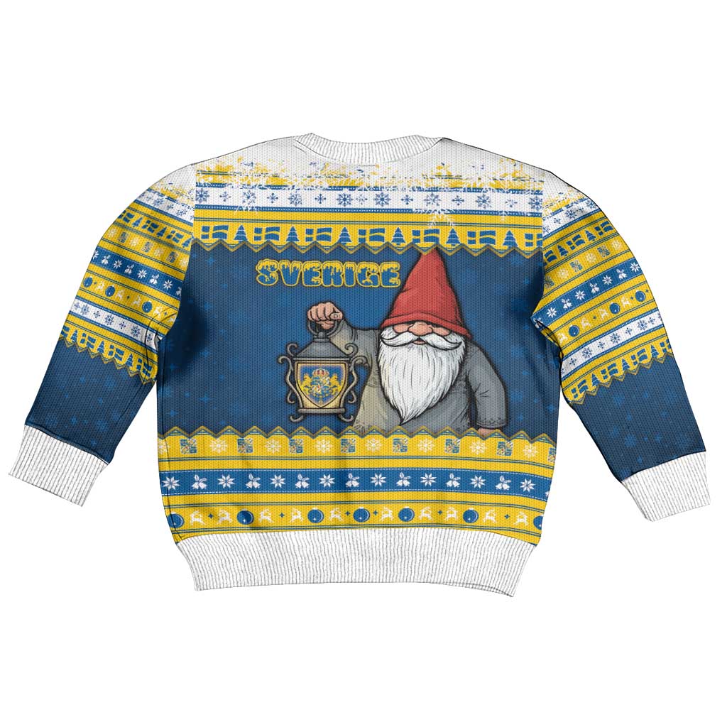 Sweden Christmas Kid Ugly Christmas Sweater Tomte God Jul - Wonder Print Shop
