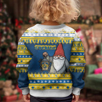 Sweden Christmas Kid Ugly Christmas Sweater Tomte God Jul - Wonder Print Shop