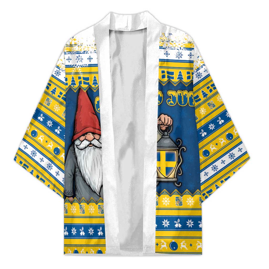 Sweden Christmas Kimono Tomte God Jul - Wonder Print Shop