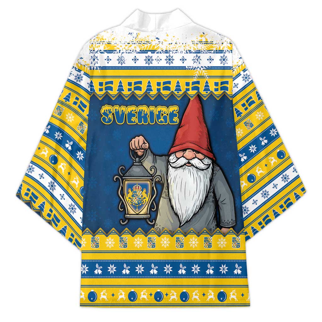 Sweden Christmas Kimono Tomte God Jul - Wonder Print Shop