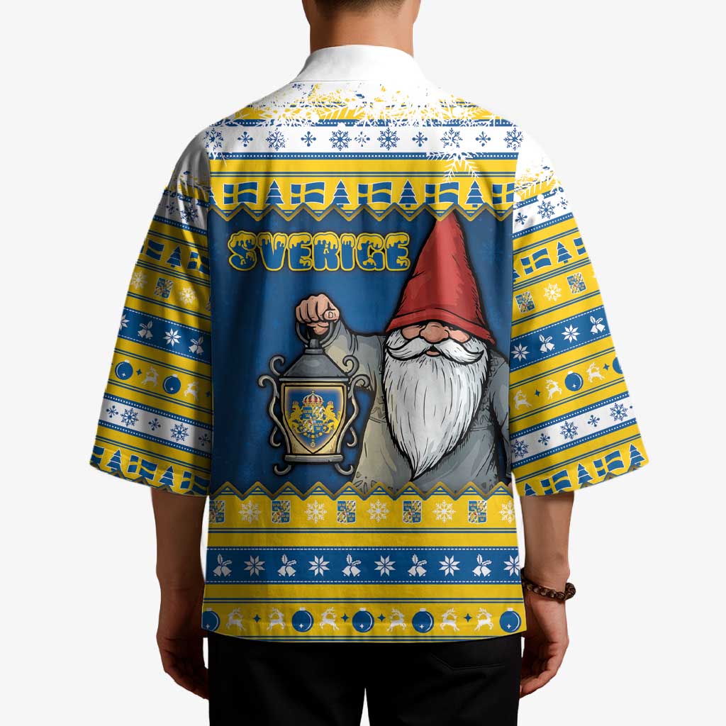 Sweden Christmas Kimono Tomte God Jul - Wonder Print Shop