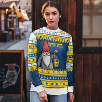 Sweden Christmas Ugly Christmas Sweater Tomte God Jul - Wonder Print Shop