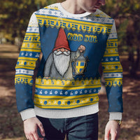 Sweden Christmas Ugly Christmas Sweater Tomte God Jul - Wonder Print Shop