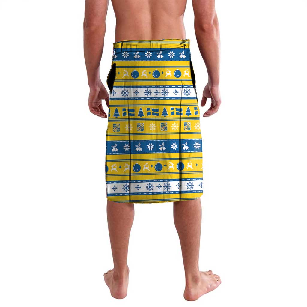 Sweden Christmas Lavalava Tomte God Jul - Wonder Print Shop