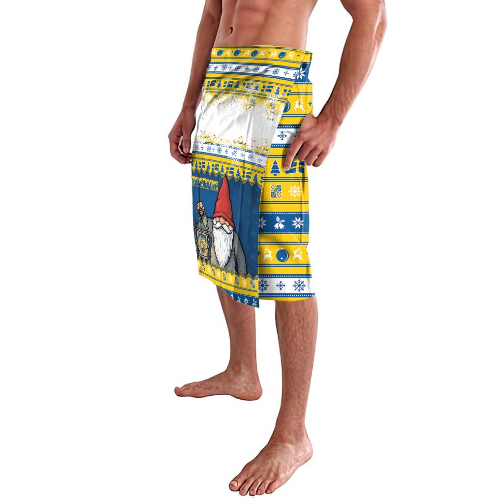 Sweden Christmas Lavalava Tomte God Jul - Wonder Print Shop