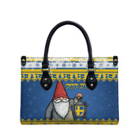 Sweden Christmas Leather Bag Tomte God Jul - Wonder Print Shop