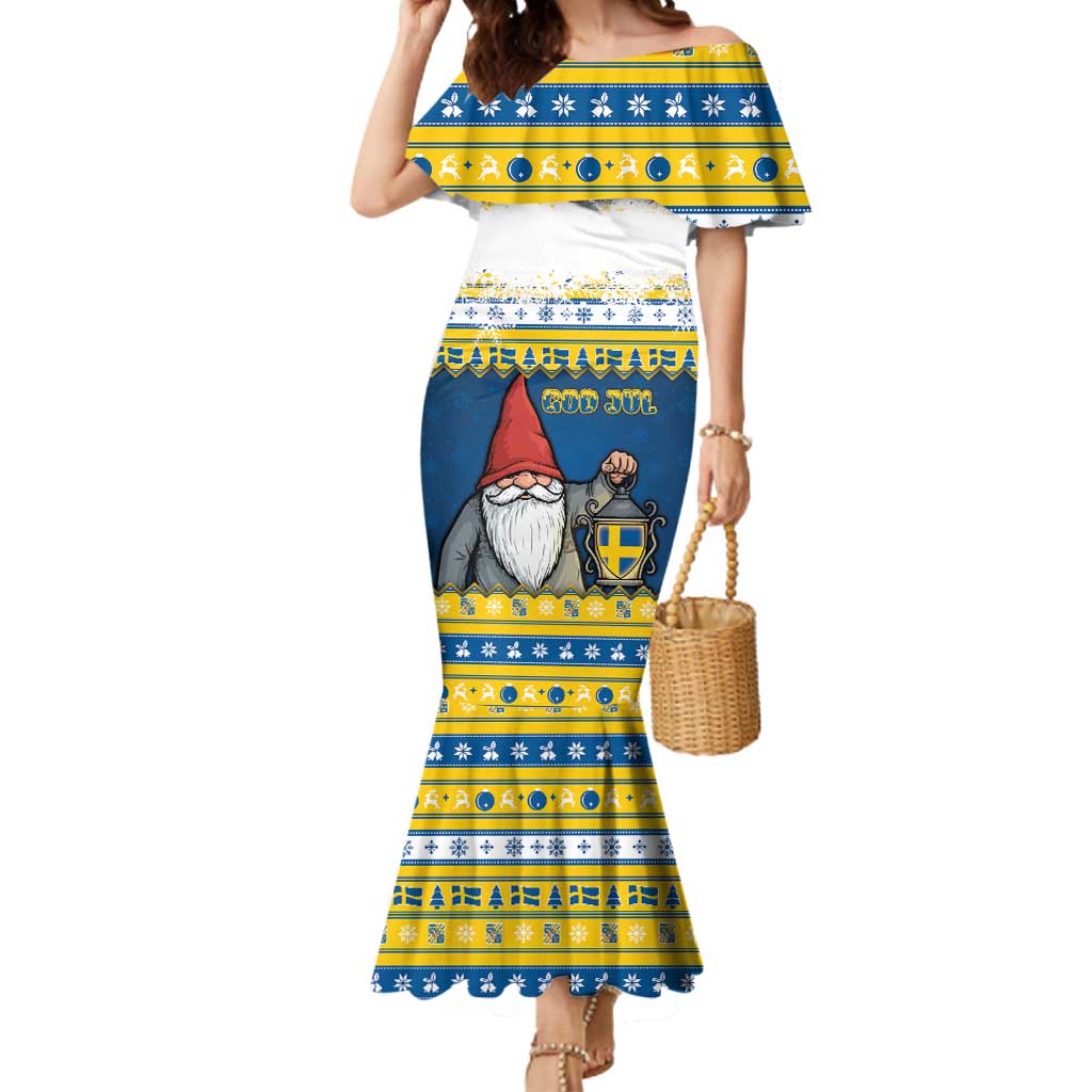 Sweden Christmas Mermaid Dress Tomte God Jul - Wonder Print Shop