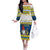 Sweden Christmas Off The Shoulder Long Sleeve Dress Tomte God Jul - Wonder Print Shop
