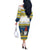 Sweden Christmas Off The Shoulder Long Sleeve Dress Tomte God Jul - Wonder Print Shop