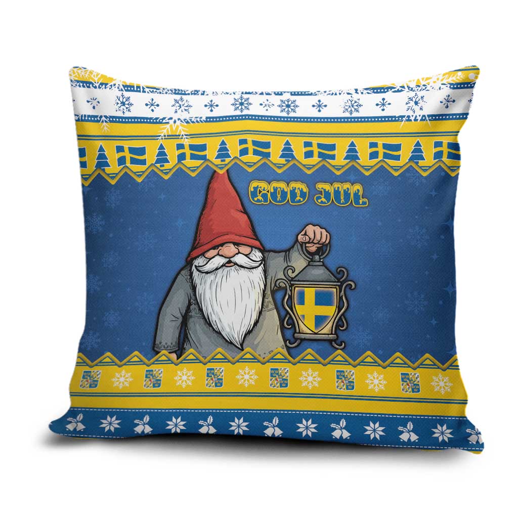 Sweden Christmas Pillow Cover Tomte God Jul - Wonder Print Shop