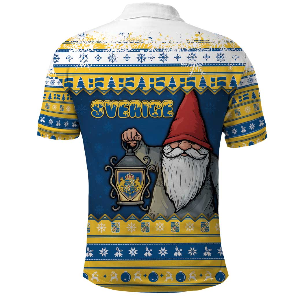 Sweden Christmas Polo Shirt Tomte God Jul - Wonder Print Shop