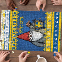 Sweden Christmas Puzzle Tomte God Jul - Wonder Print Shop