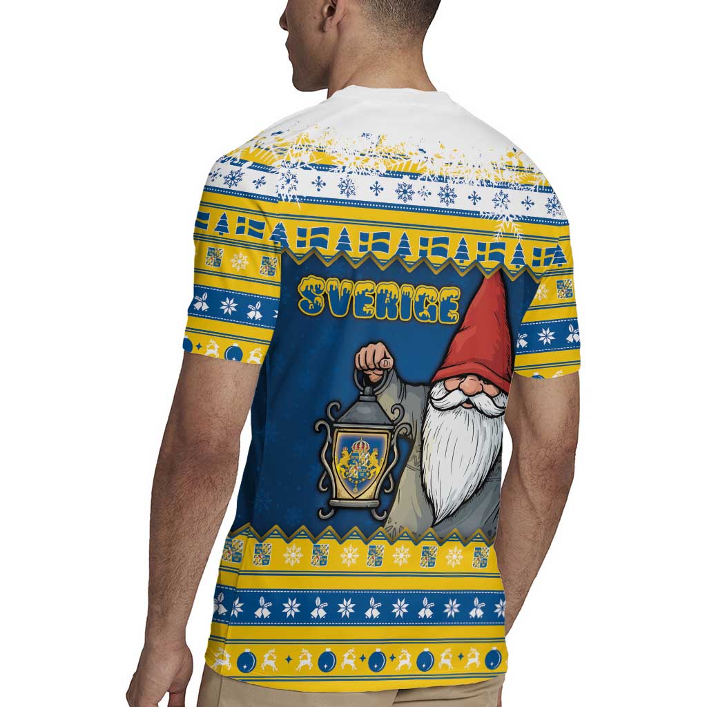 Sweden Christmas Rugby Jersey Tomte God Jul - Wonder Print Shop