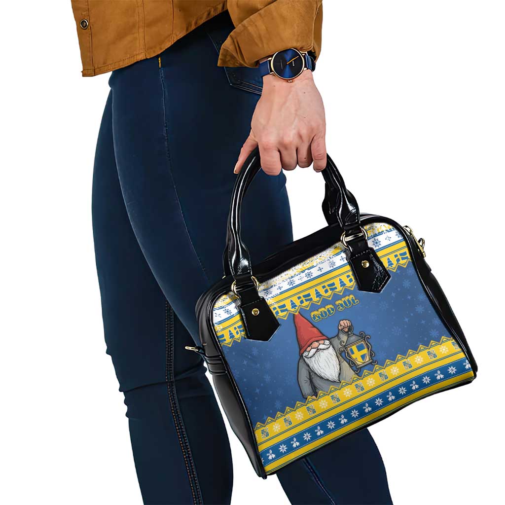 Sweden Christmas Shoulder Handbag Tomte God Jul - Wonder Print Shop