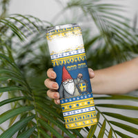 Sweden Christmas Skinny Tumbler Tomte God Jul - Wonder Print Shop