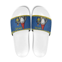Sweden Christmas Slide Sandals Tomte God Jul - Wonder Print Shop