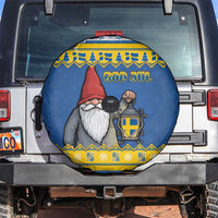 Sweden Christmas Spare Tire Cover Tomte God Jul - Wonder Print Shop